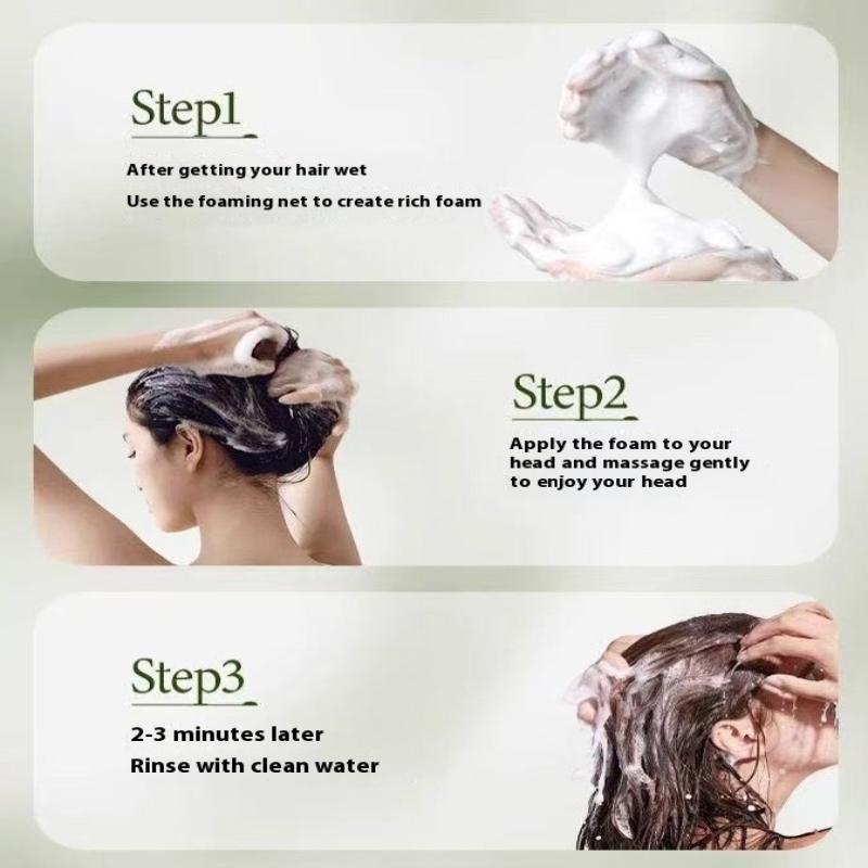 120G Usman Grass Handmade Soap Effectively Cleansing Scalp Strengthening Hair Roots Reducing Hair Loss Plant Soap