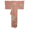 Used Tsukesage Yuzen Silk Flower pattern Signature with matching lining I7166