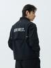 Jamie West Nylon Detachable Double-Zip Windbreaker (Black)