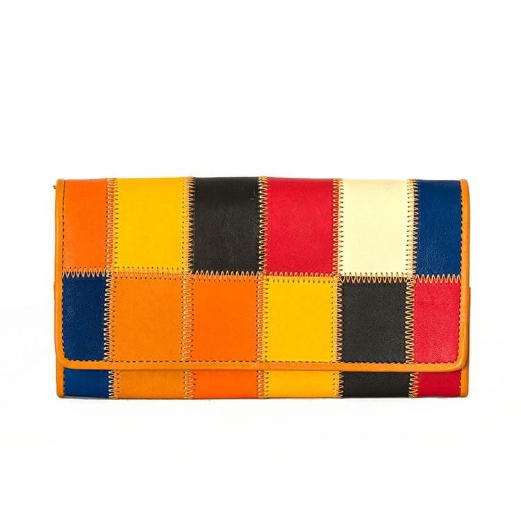 Официальный длинный кошелек Tryon натуральная кожа большой и многофункциональный стиль с клапаном бифолд компактный многоцветный DPC801M мужской женский 21475₽