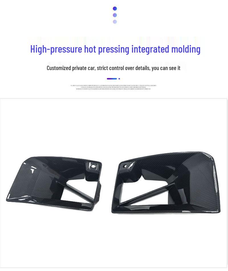 BMW M2 G87 MP-Style Carbon Fiber Front Bumper Vents Body Kit