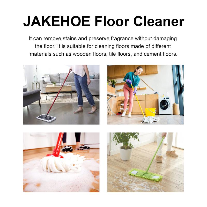 Jakehoe Multi-Purpose Floor Cleaner Household Wooden Floor Brighten Polish Stain Remover Fresh Scent Cleanser