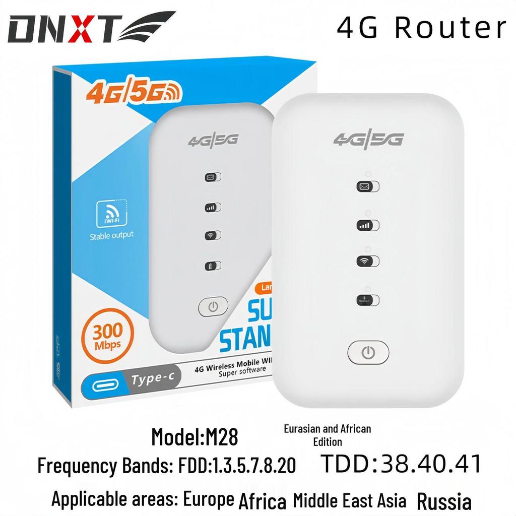 4G Portable WiFi Router for Middle East/Africa with SIM Card Support