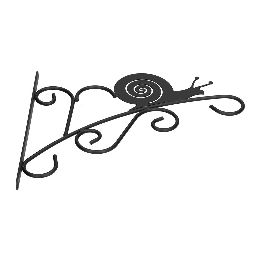 Hanging Plant Bracket Stable and Sturdy Iron Decorative Plant Hanger for Flower Bird Feeder LanternsSnails