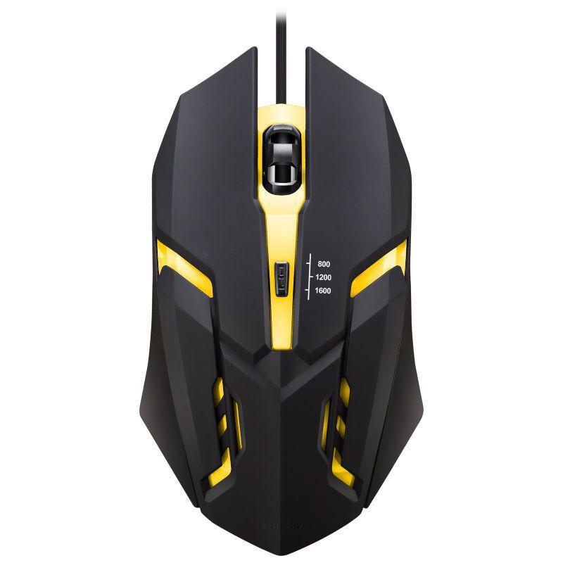 Esports Gaming Mouse, Wired, Cool Light, Usb Computer Interface, Business Office, Black And White, Multiple Types To Choose From