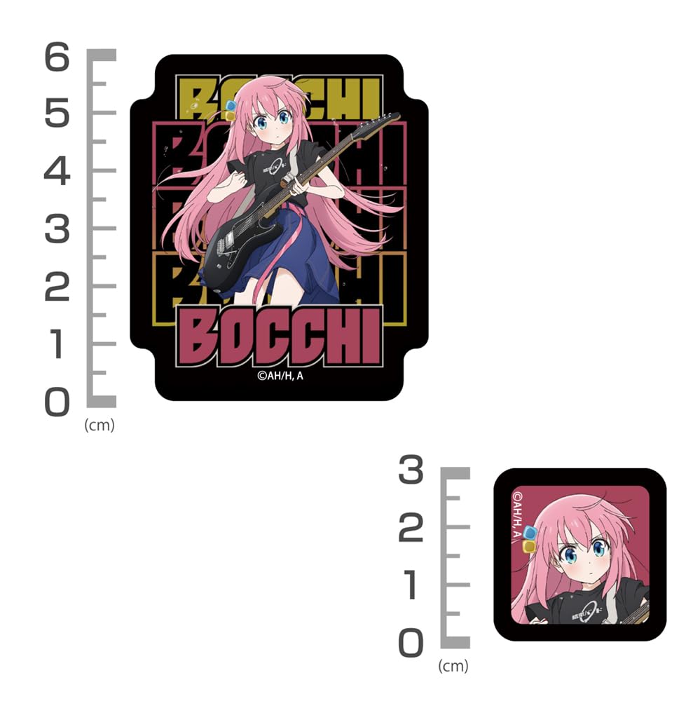 2D Cospa Anime Za Hitori Goto Mini Sticker Set Playing the guitar [Official] "Bocchi Rock!" Ver.