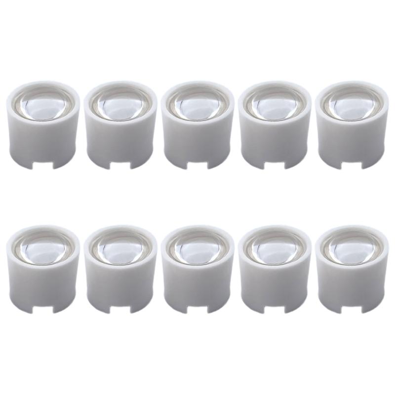 652F LED Lens Reflector Collimator LED Projection Lens 14.5mm Optimized for 15 Degree Focused and Heat Resistant