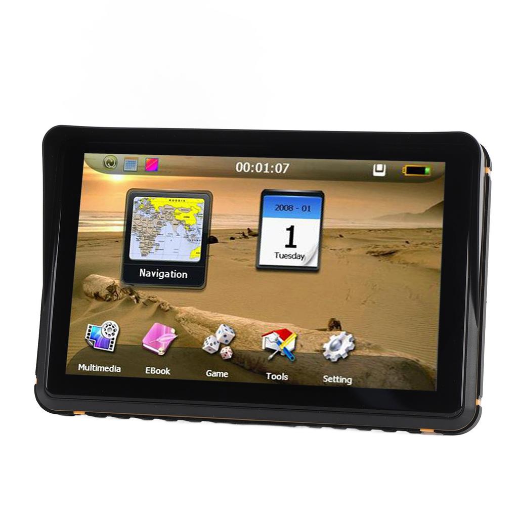 Motorrad GPS Navigator Routenplanung 256MB 16G 7 Zoll Touchscreen Wasserfestes GPS Navigationsgerät für Auto