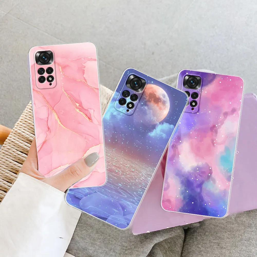 For Redmi Note 11 Case Soft Silicone TPU Phone Cover For Xiaomi Redmi Note 11S Cases Coque Redmi Note 11 Pro 4G 5G Bumper Fundas
