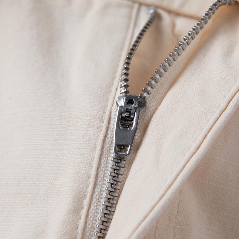 :CHOCOOLATE Cotton Casual Loose-Fit Pants