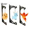 Indoor Hanging Lantern for Vacations Magic Owl Bird Deer Bookend Lamp, Gothic Metal Bookshelf Light, Relaxed Reading Light Den Vintage Library Animal