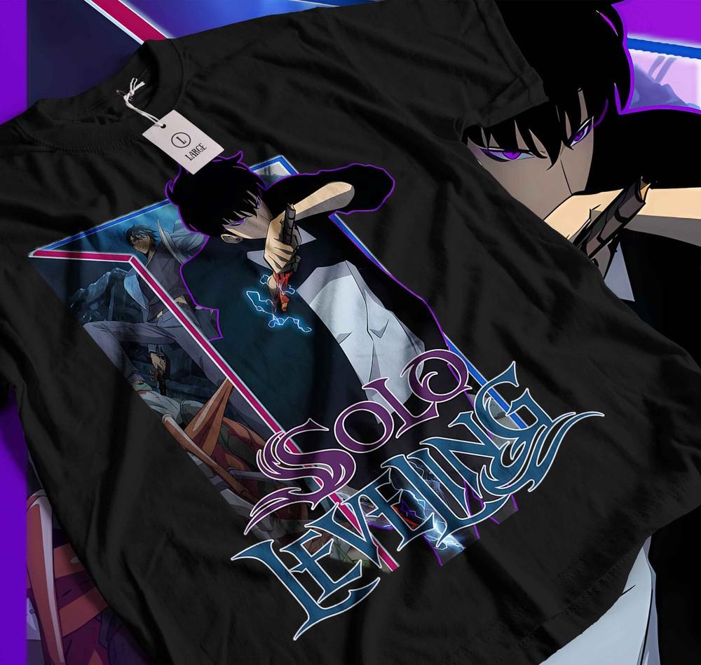 Solo Leveling T-Shirt Sung Jinwoo Liu Zhigang Anime Jonas Reiji shirt Gift 128