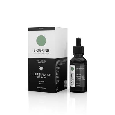 "DIAMOND" Oil 10ml|CBD-CBN|Premium Formula with Multiple effects|Well-being, Restorative Sleep, Stress, Pain|CBD Sublingual oil|Veg