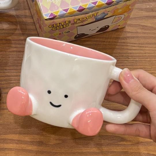 Cartoon Paar Keramiktasse Kreative Kaffee Milch Tee Wasser Tasse Niedliche Kinder Frühstückstasse Haushaltsgeschirr
