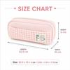 Gingham Check Pencil Case Pastel Color Pencil Pouch Portable Stationery Storage Bag  Back To School