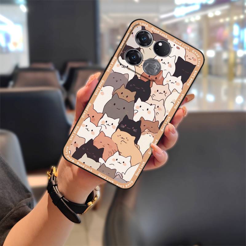 Cute Shockproof Phone Case For OnePlus/1+Ace 5G Racing Edition Silicone Protective Fashion Design Anti-dust Soft Case