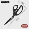 12-Inch Professional Tailor Scissors: Sharp Stainless Steel Cloth Scissors for Household Use