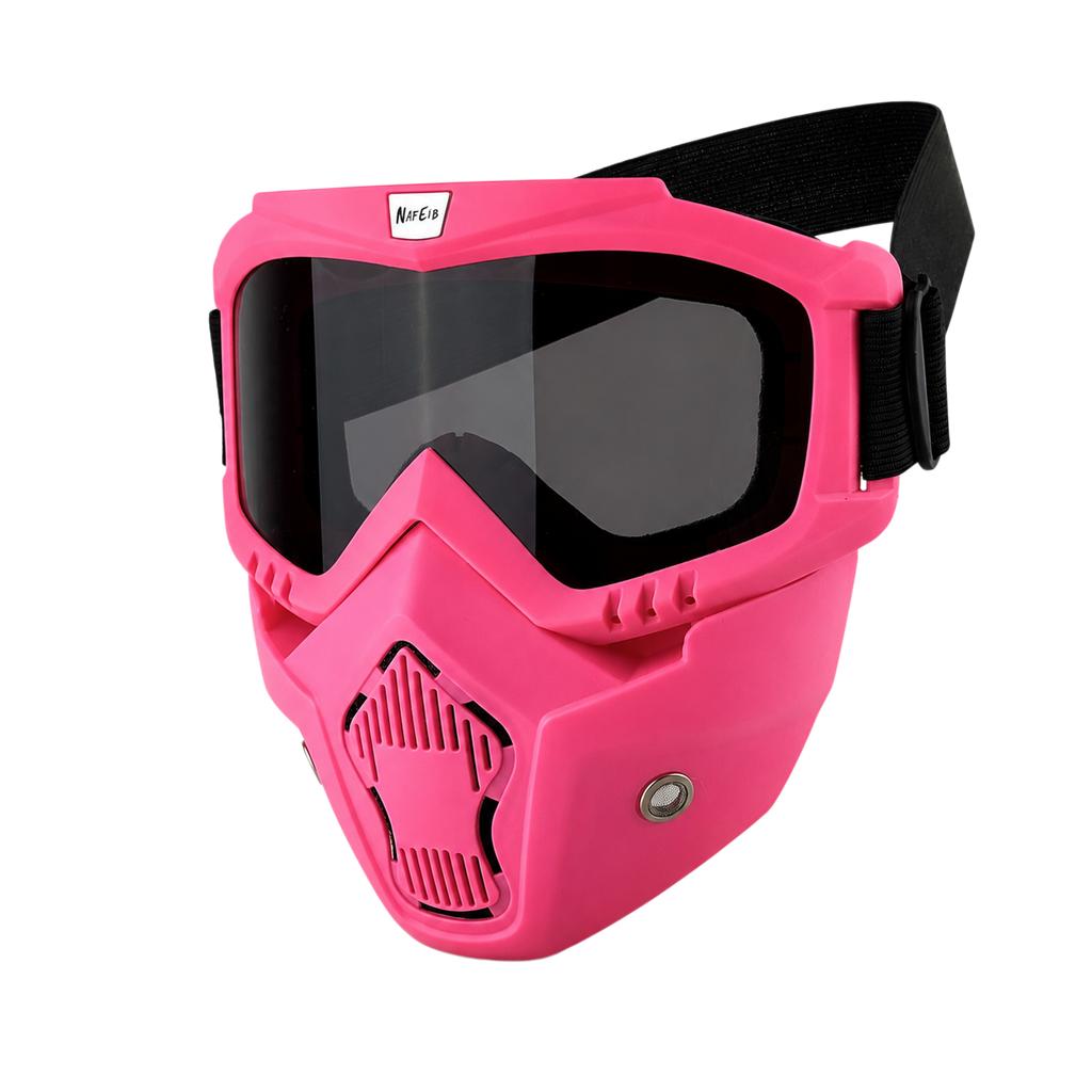Adjustable Full Face Motorcycle Goggles Dustproof Breathable Motocross Glasses Protective Mask for Dirt Bike Off-road Riding2
