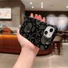 Elegant Ocean Black Gold Starfish Seashell Coral Graphic Art Film Aesthetic Protective Shockproof Bumper Phone Cover For iPhone 14 15 16 Pro Max Plus