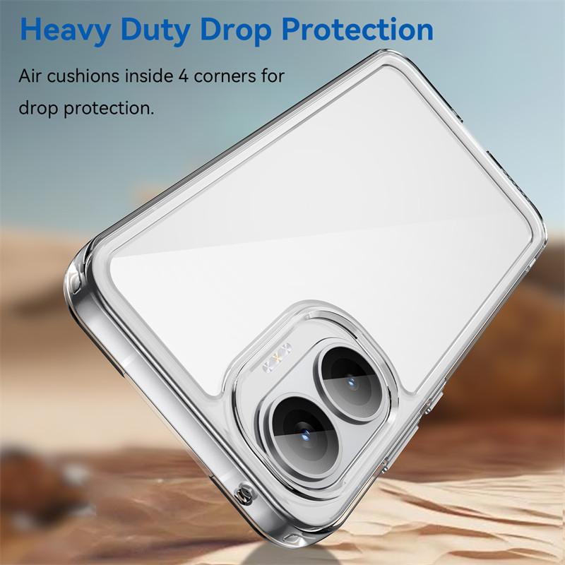 For Xiaomi Poco F7 Case Xiaomi Poco F7 5G Cover Funda TPU Clear PC + Silicone Shockproof Protective Phone Cover Xiaomi Poco F7