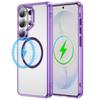 Upgrade Anti-drop Clear Magnetic Case For Samsung Galaxy S26Ultra S26 S2 S24 Plus For  Wireless Charging Hard PC Cover