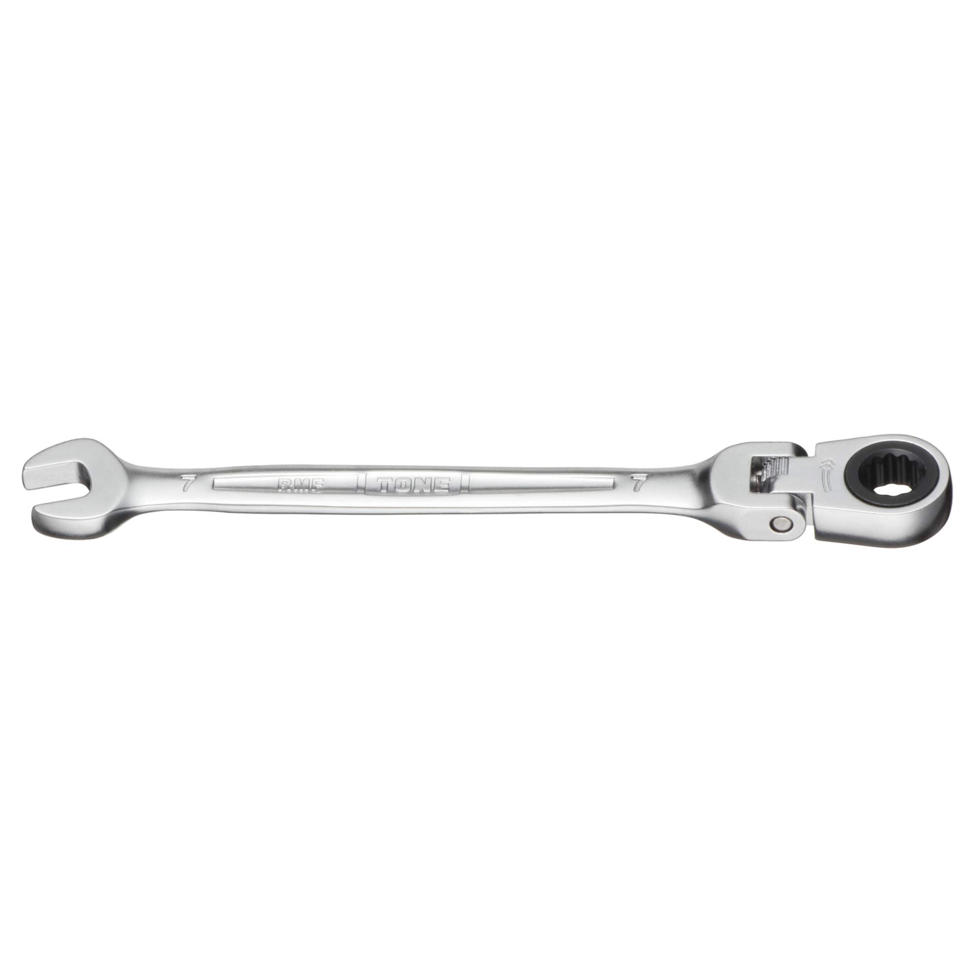 

TONE Swing Ratchet Box Wrench Width across flats 7mm HPRMF-07 серебряный