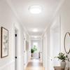 12W Panel Light 6500K White Light Ceiling Lamp Long Lifespan LED Ceiling Light  Office