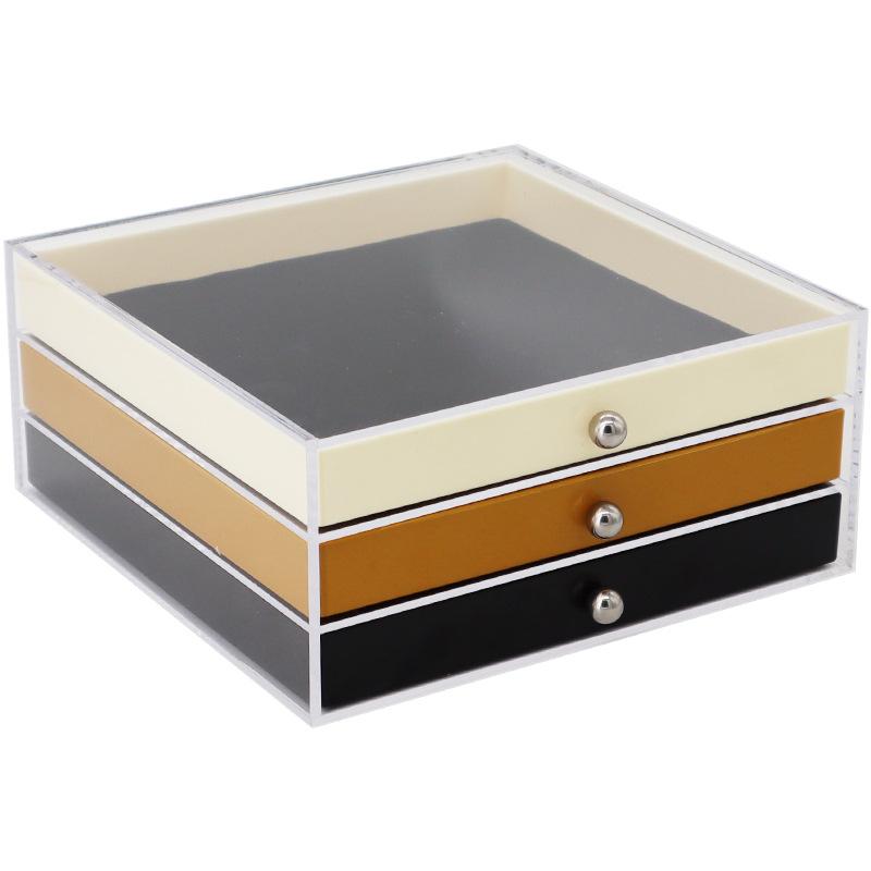Storage Box, Jewelry Box, Small Items, Lipstick Storage, Multi-layer Transparent Earrings, Stud Earrings, Accessories, Organizing Box