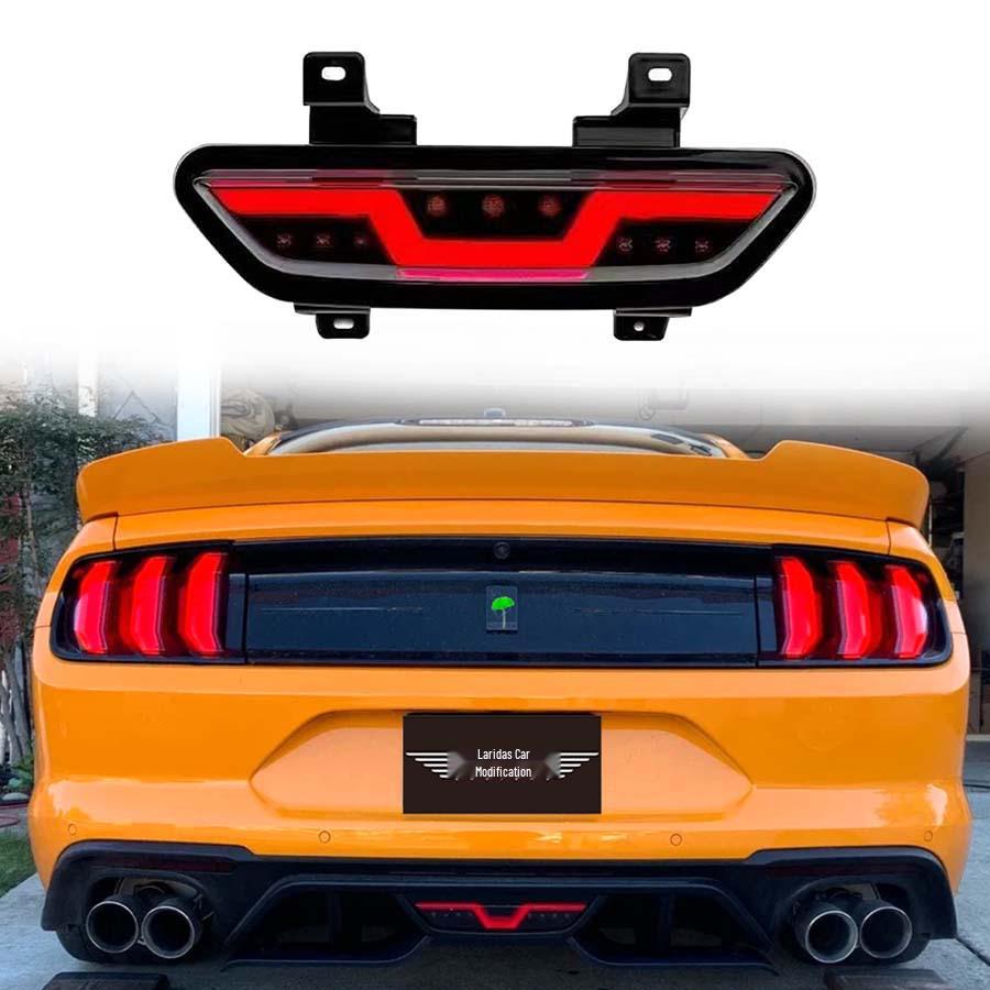 Ford Mustang S550 Diffuser Center & Reverse LED Brake Light (Smoked Style) 2015-2023