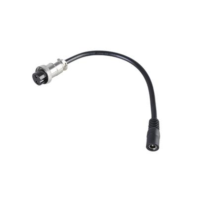 26cm DC5521 To GX20 2Pin Aviation Power Cable 150W 10A Charging Wire Line for Outdoor Energy Storage & Solar Panel