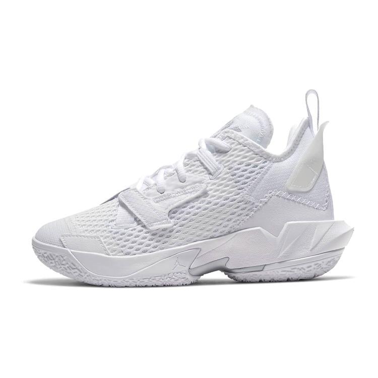 

New Jordan Why Not Zer0.4 Slip Resistant Cushioning Wear Resistant Mid Top Children s Basketball Shoes Teenagers CQ9430-101 40