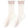 5 Pairs of Women's Summer Thin Sweat Absorbing Breathable Deodorizing Boneless Color Matching Tube Stack Socks