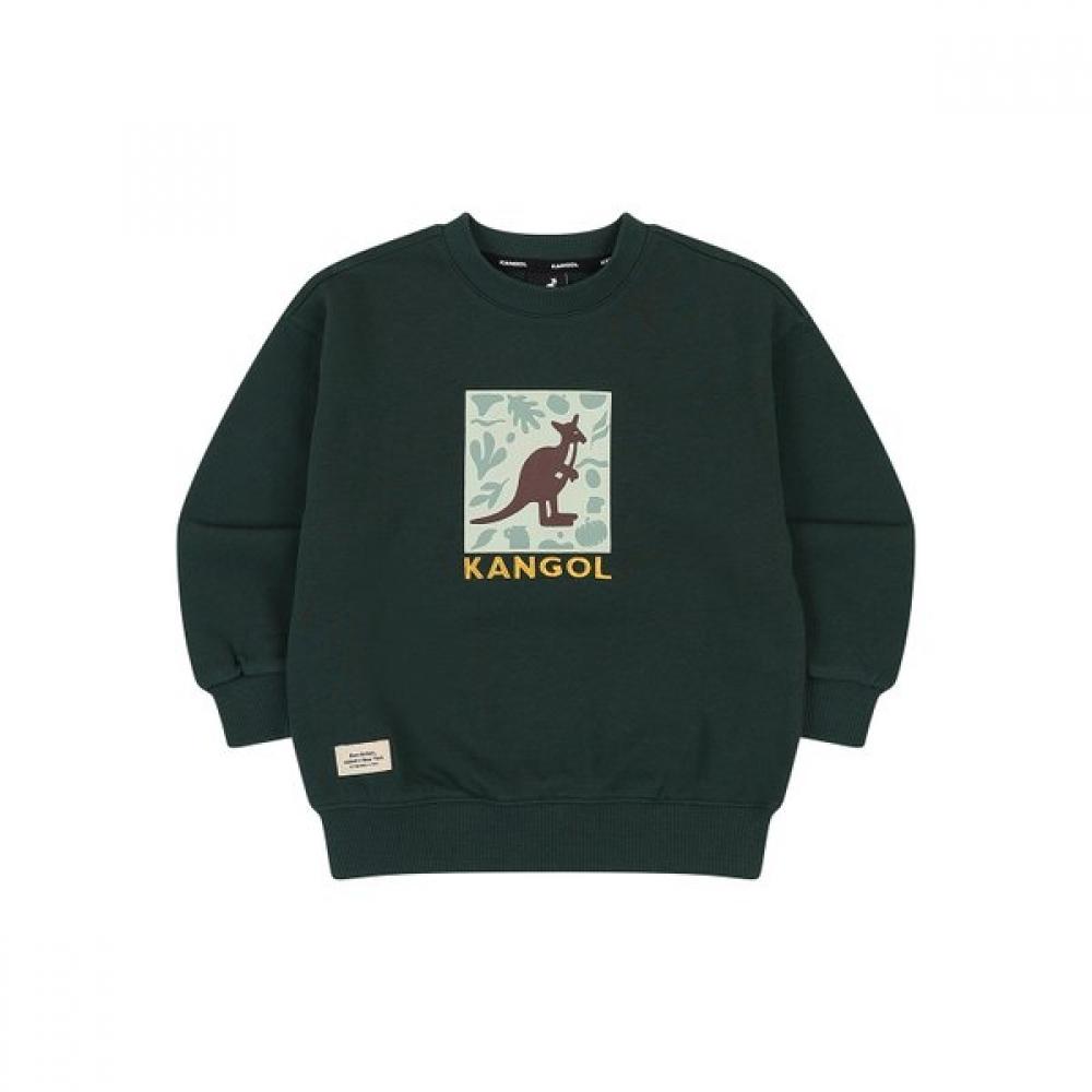 Kangol Kids New Graphic Sweatshirt Green Rd 0103 painted/100