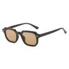 Men's Fashion Glasses New Trendy Square Frame Retro Rivet Y2K Music Festival Cool Street Style Decoration Suitable for Daily