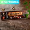 Vintage French Bon Appétit Metal Wall Sign, Rustic Farmhouse Kitchen Decor, Pre-Drilled Holes, 15.7x3.9 Flat Wall Art