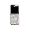 Luxury Rhinestone Pearl Flower Phone Case for Samsung Z Flip 8/7/6 Fold