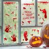 Halloween Schreckliche Bluthand Augapfel Wandaufkleber Fensterglasaufkleber Haus Wohnzimmer Schlafzimmer Halloween Kostümparty Aufkleber