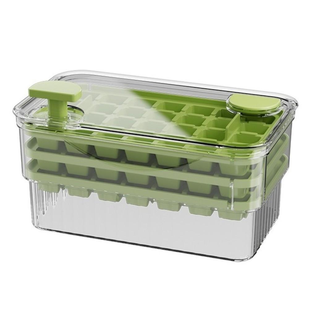 With Lid Ice Making Trays 28/56/84 Slots Ice Cube Storage Box Reusable Ice Cube Bucket Home Use