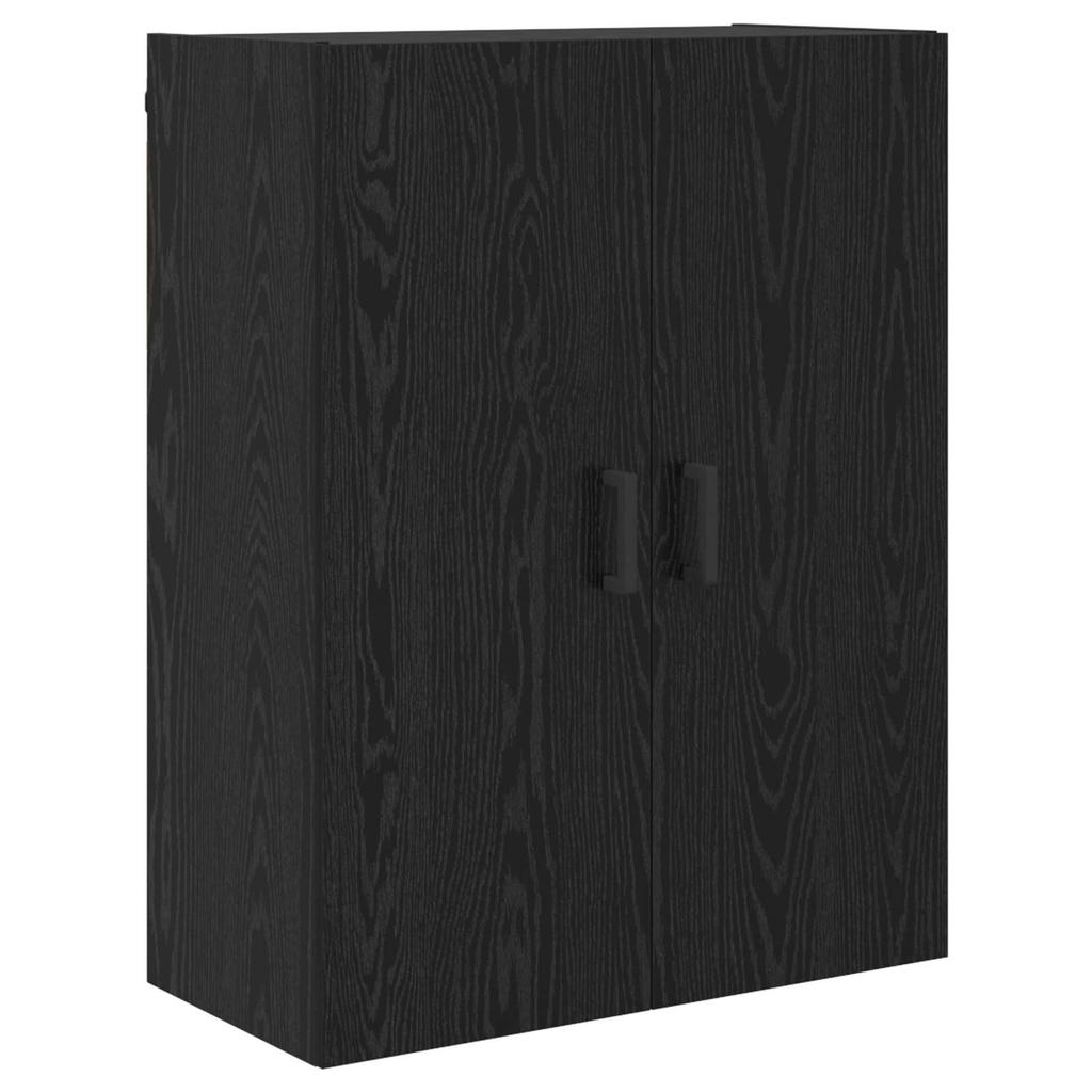 Highboard Black Oak Effect 69.5 x 34 x 180 cm Particleboard