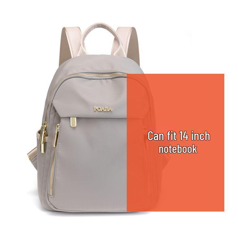 Vielseitiger leichter Oxford-Rucksack für Damen: Trendig, Großes Fassungsvermögen, Wasserdicht für Reise & Schule
