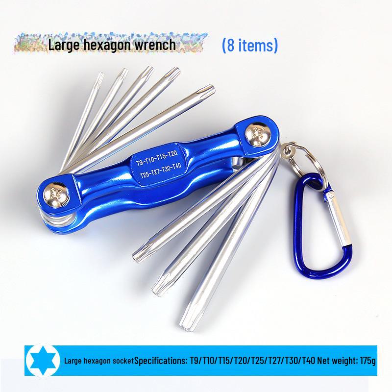 

Набор складных шестигранных гаечных ключей с плоской головкой