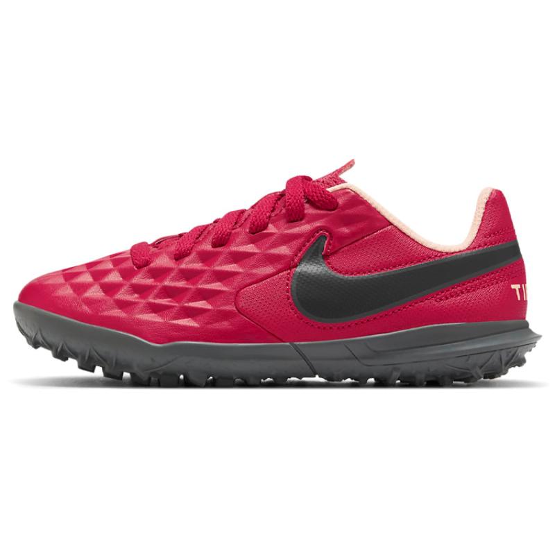

Nike Tiempo Legend 8 Low top Kids Soccer Shoes Red Black Kids Sneakers AT5883-608 38