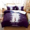 Anime Your Lie in April Bedding Set, Duvet Cover & 2 Pillowcases, Musical Character Pattern Breathable Fabric All Season Use