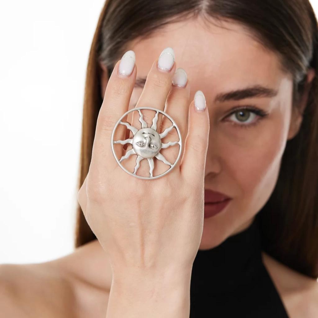 Купить Большие геометрические кольца, модная бижутерия, очень большие ...