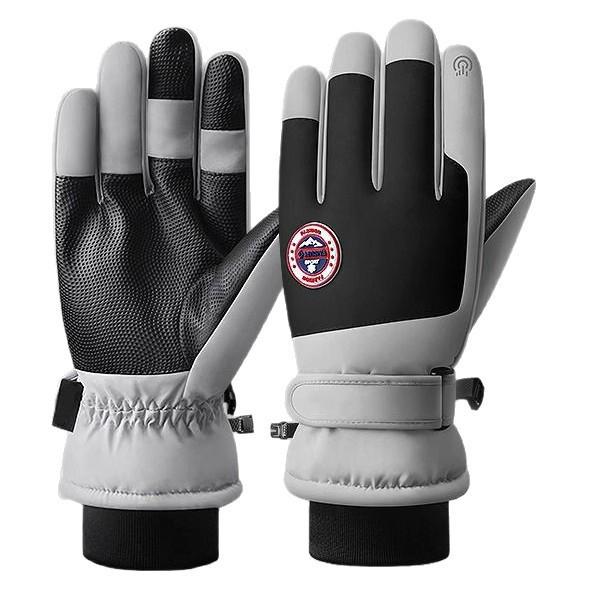 Unisex Winter Ski Gloves: Warm, Windproof, Water-Repellent with Touchscreen Capability for Outdoor Sports and Riding
