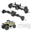RC Axle Kit Front Rear CNC Differential Locking   Axles Set for   SCX10 I II III 90046 90047 1Celsius10 RC Car