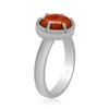 10X10 mm Natural Orange Copper Turquoise Gemstone 925 Sterling Silver Prong Set Ring Women & Girls