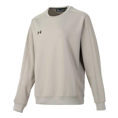 Under Armour Sportinio stiliaus serija Laisvas džemperis su apvalia apykakle Unisex džemperis Pilkai rudas 24600304-203