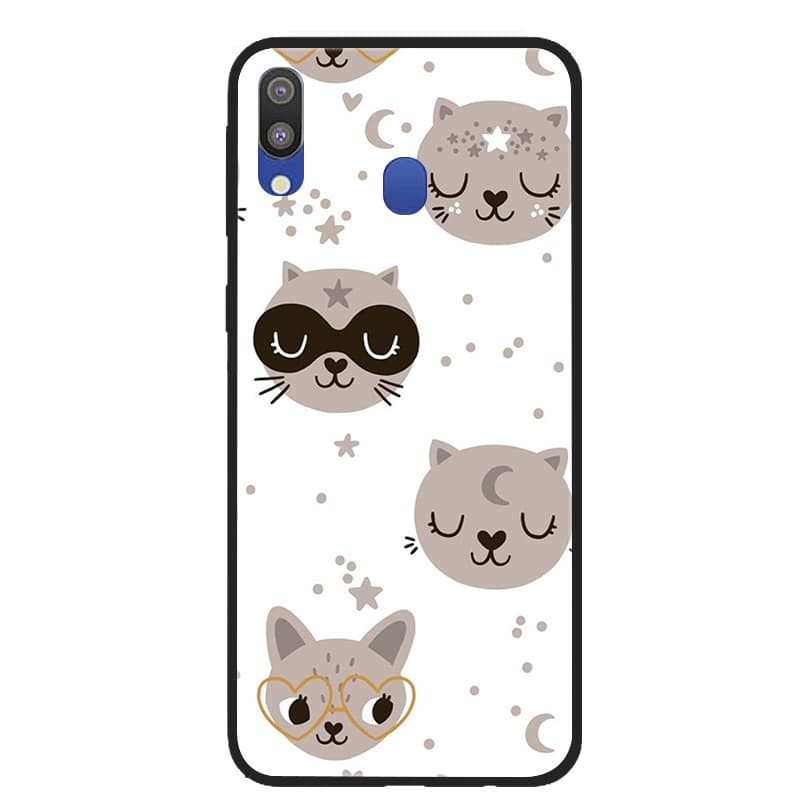 For Samsung Galaxy M20 M30 M30S Case Soft TPU Silicone Case For Samsung A40S M21 M30s M 30S M20 M30 Fashion Patterns Matte Case