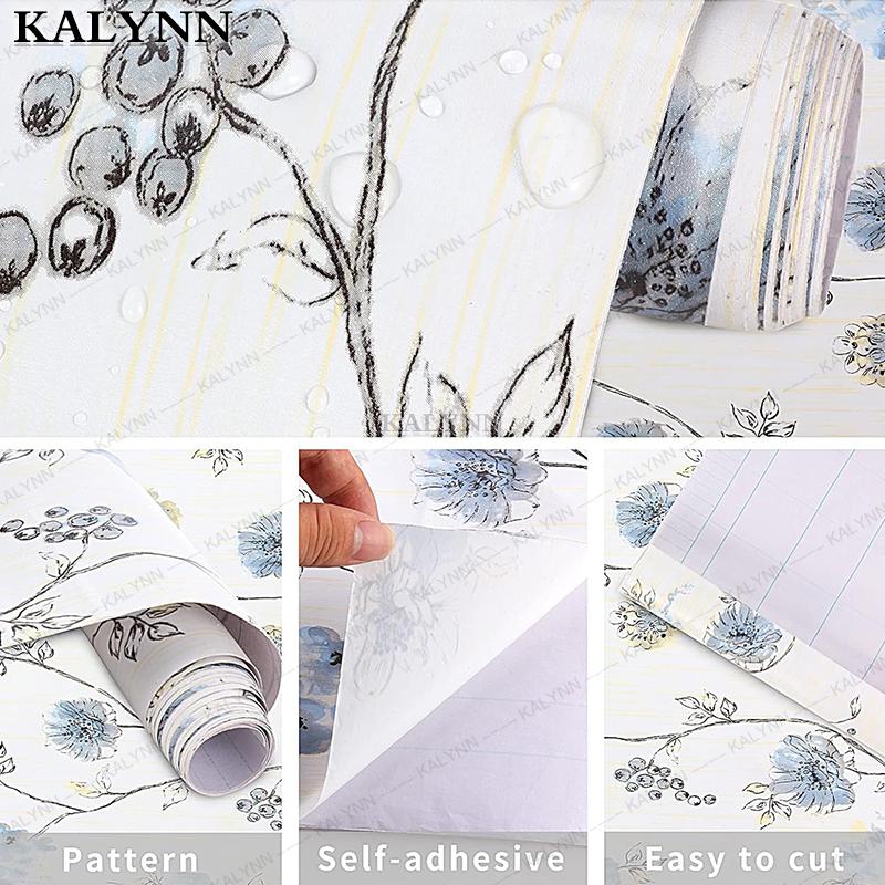 Peel and Stick Wallpaper Wood Plank Faux Wood Contact Paper Removable Self-Adhesive Vintage Wall Covering Prepasted Decorative S